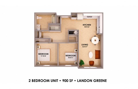 2 Bedroom Unit